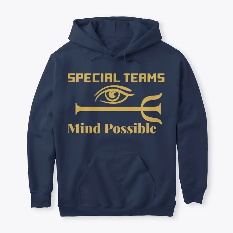 Send Perceive Verify Large Print Hoodie